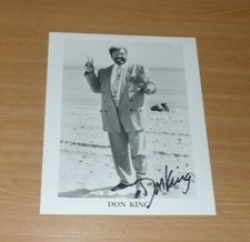 DON KING *Box Promoter*, original signed Photo 20x25 cm (NST)