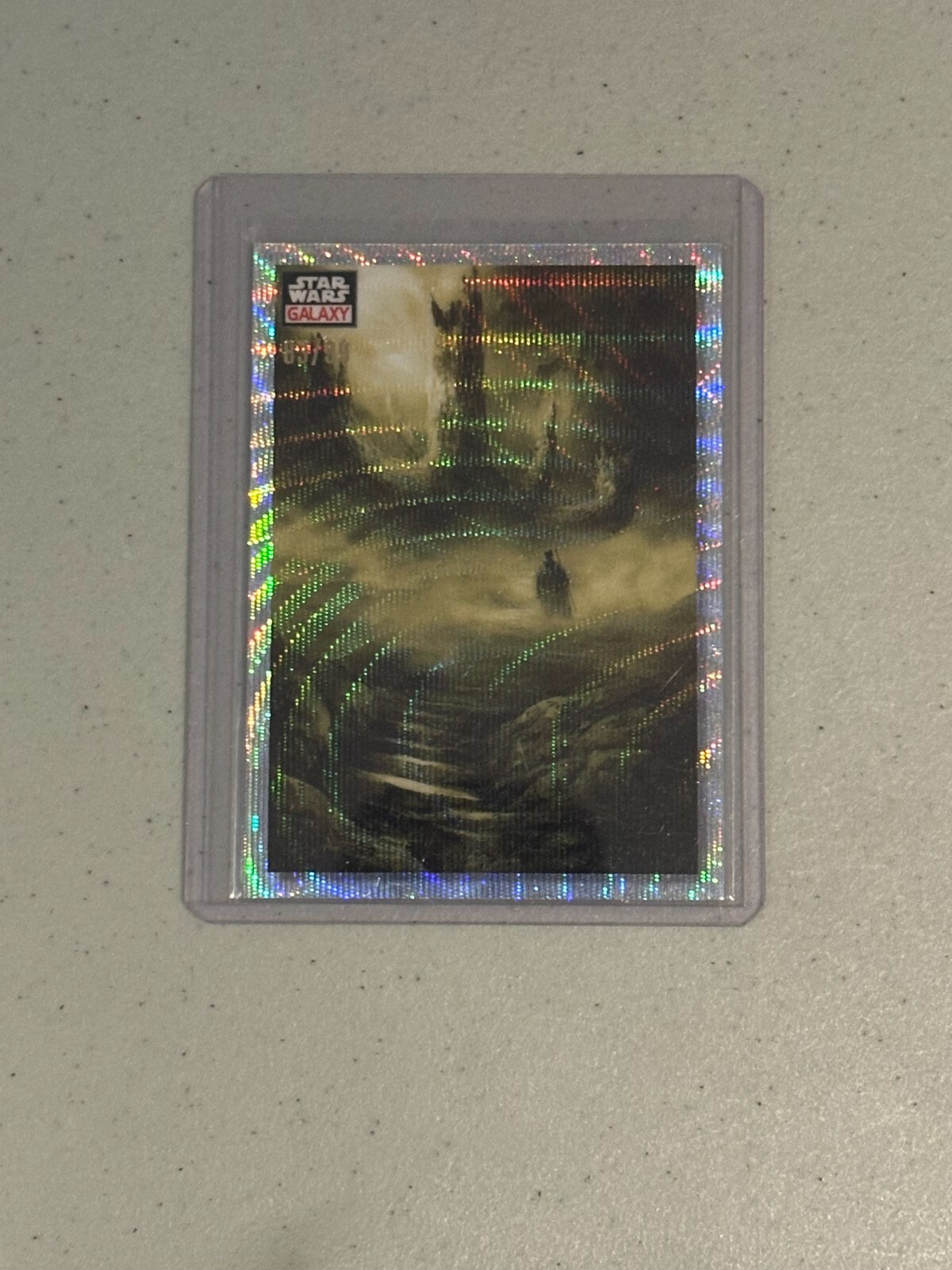 2023 Topps Chrome Star Wars Galaxy Wave Refractor #/99 The Sacred Tree #63