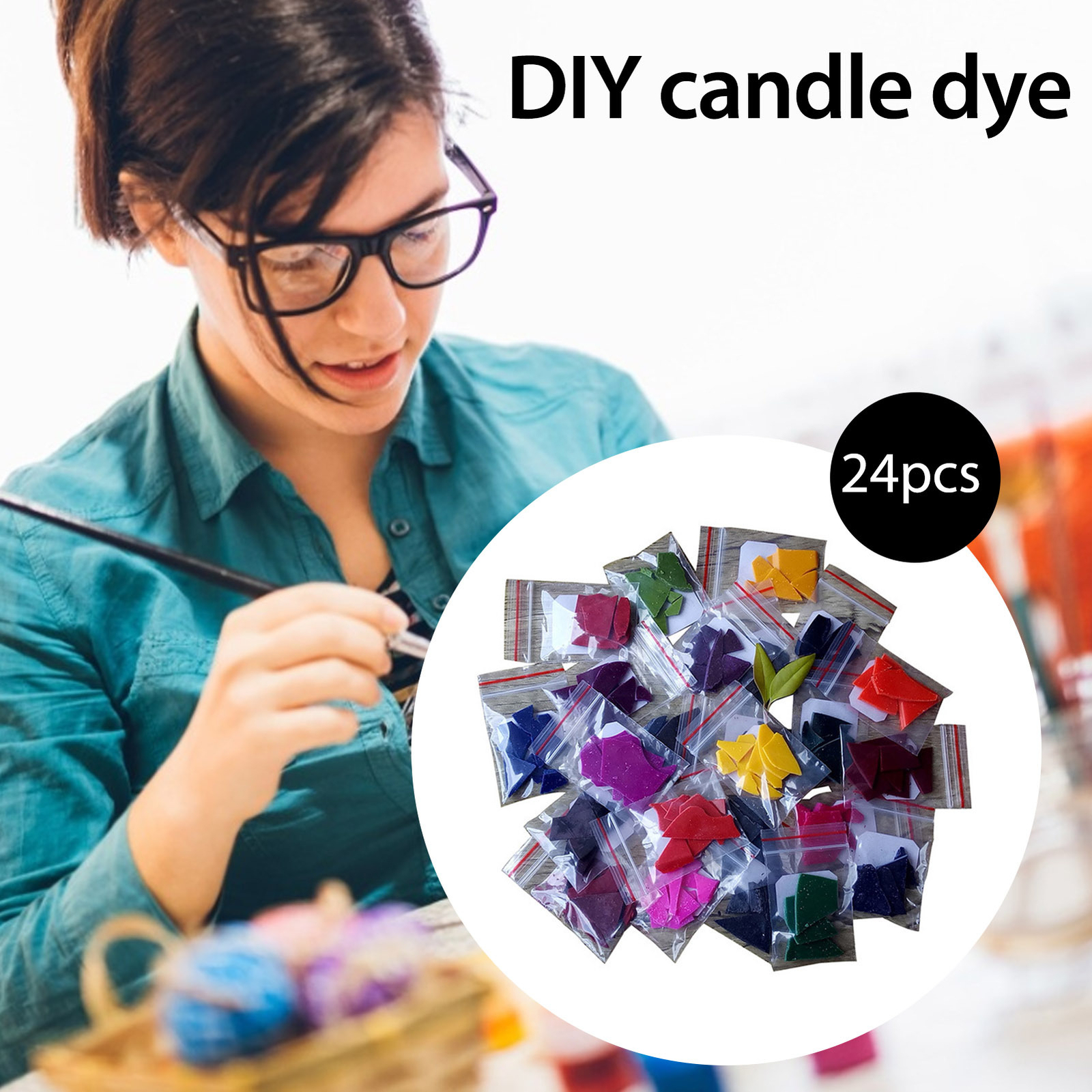 Dye Soy Wax Dye For Candle Making 24 Colors Set Of Wax Dyes, Craft