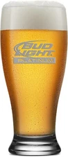 BUD LIGHT PLATINUM Beer Glass