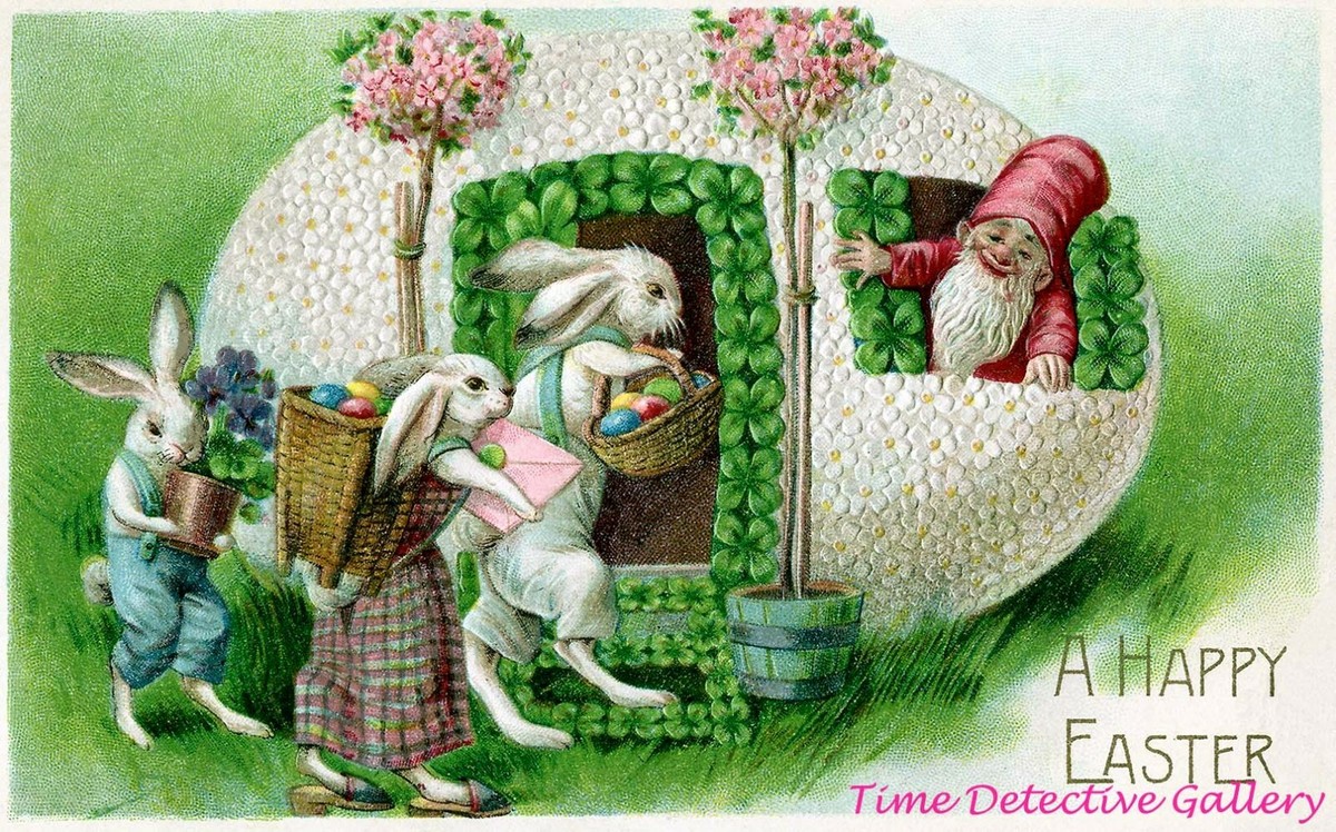 Vintage Easter Graphic #1 - Vintage Art Print | eBay