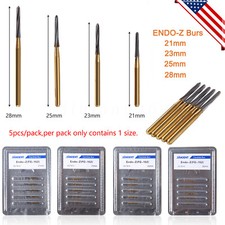 21/25/31mm Dental Endo-Z Burs Lab Drill Carbide Tungsten Steel Trim Finishing FG