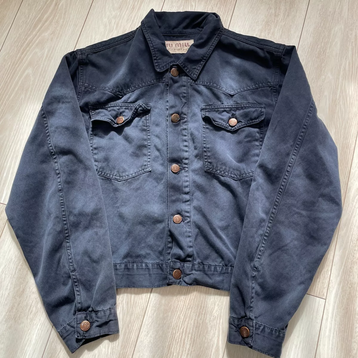 VINTAGE MIUMIU DENIM JACKET MENS