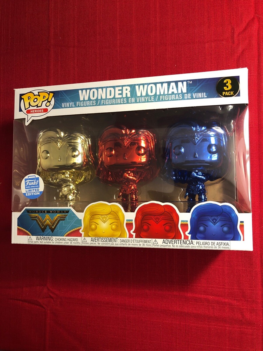 Funko Pop! Heroes DC Wonder Woman 226 Exclusivo Original Colecionavel - Moça do Pop - Funko Pop