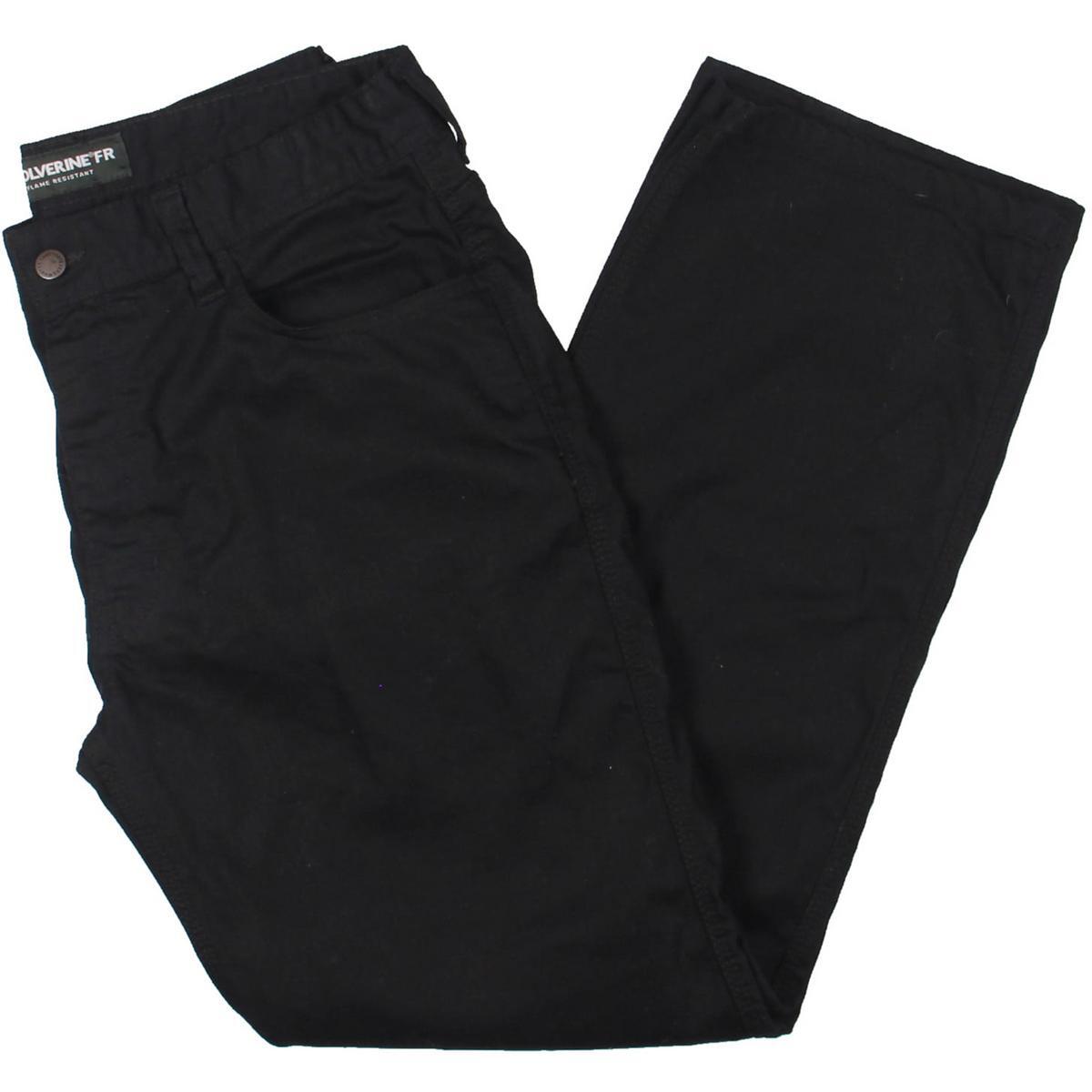 Мужские черные огнестойкие джинсы Wolverine CAT 2 с прямыми штанинами 3432 BHFO 2082 3690₽