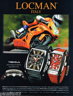 REKLAME WERBUNG 065 2007 LOCMAN Uhr TREMILA