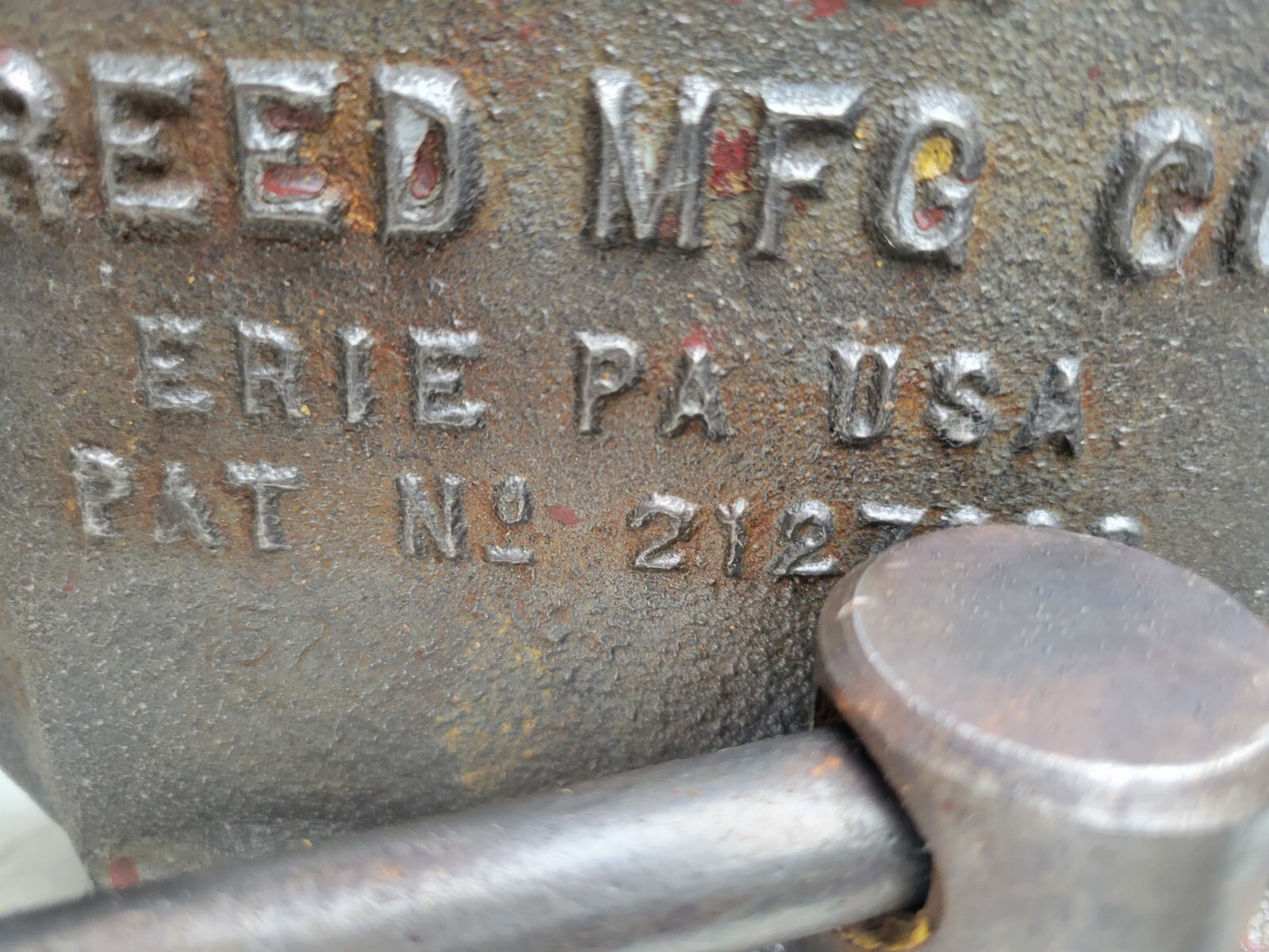 Antique 89Lb VISE Reed Manufacturer Co. Erie Pa USA No.205 R 5" Jaw