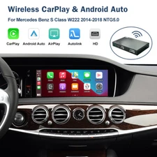 For Mercedes Benz S550 W222 Wireless CarPlay Android Auto Interface Car Upgrade