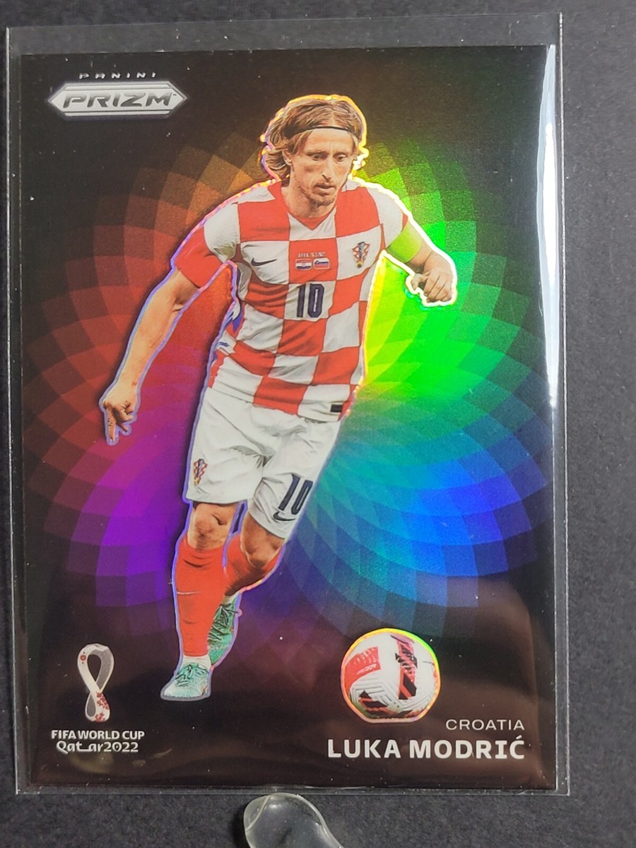 LUKA MODRIC 2022 PANINI PRIZM FIFA WORLD CUP COLOR WHEEL SP