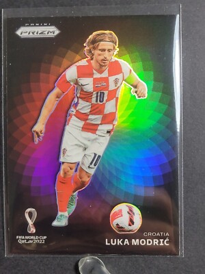 LUKA MODRIC 2022 PANINI PRIZM FIFA WORLD CUP COLOR WHEEL SP