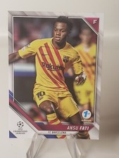 Topps Ansu Fati 2021-22 UEFA Champions League 1ST Edition #54 Barcelona