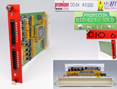 PROMICON SYSTEMS DIO-6/4   DIO-6.3 SOLD   14-1 #6423