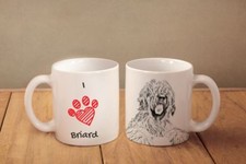 Briard - ceramic cup, mug "I love",UK