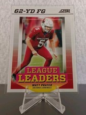 2024 Score MATT PRATER League Leaders LL-MPR Arizona Cardinals 
