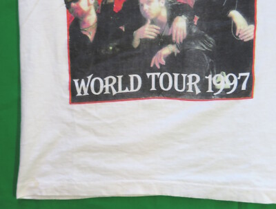 Metallica Vintage T Shirt 1997 Load World Tour USA Concert Cities