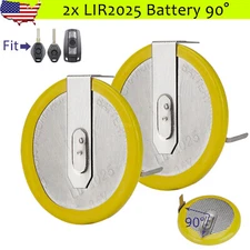 2 For BMW E46 E39 E38 E53 E60 3 5 7 Z3 RECHARGEABLE BATTERY KEY FOB LIR2025 90℃