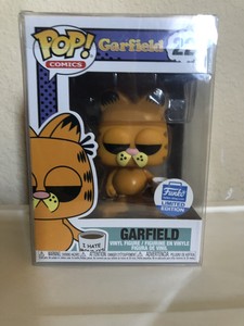 funko garfield with mug