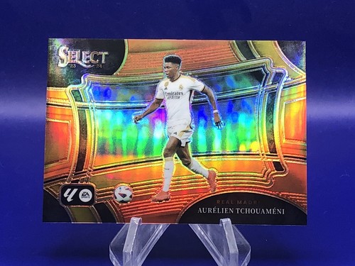 Aurelien Tchouameni [Orange] #207 2023 Panini Select La Liga card