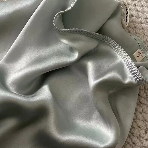 Damen Doen Seide Spitze verziert Satin A-Linie Midirock - Bild 9 von 9