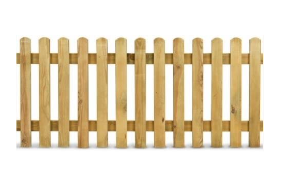 Staccionata steccato bordure recinzione cm 100x180 Tavoletta legno impregnato