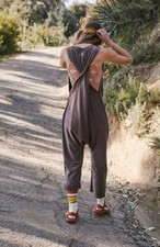 Free People Movement Hot Shot Twisted Piece Size XS in Charcoal Brown