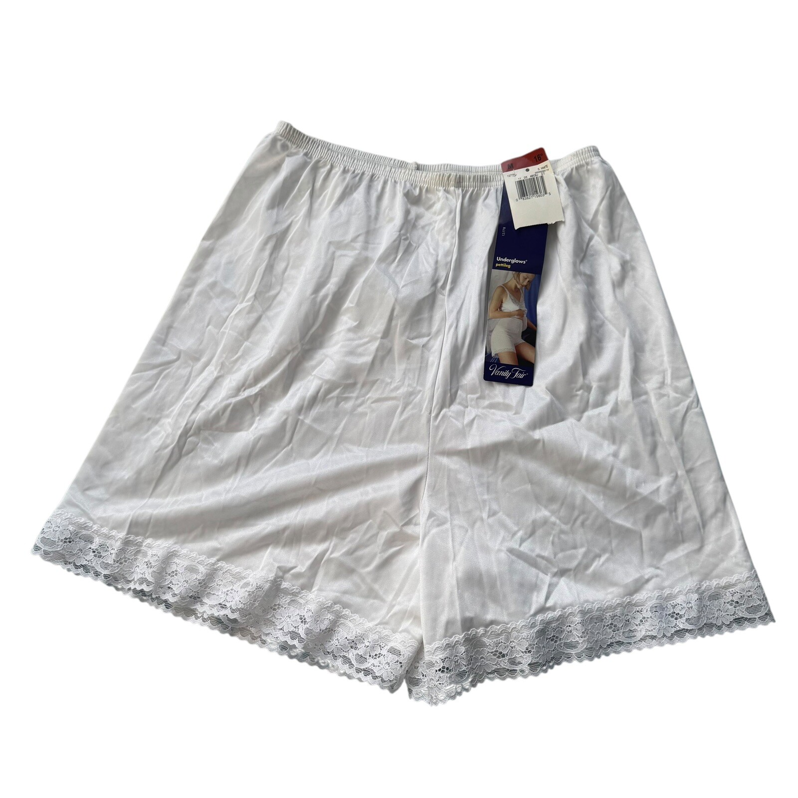 Vtg Vanity Fair Underglows Petti Leg Lace Slip Shorts… - Gem