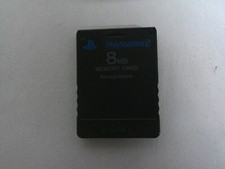 Sony Playstation 2 PS2 8 MB Black Memory Card Magic Gate Used VG