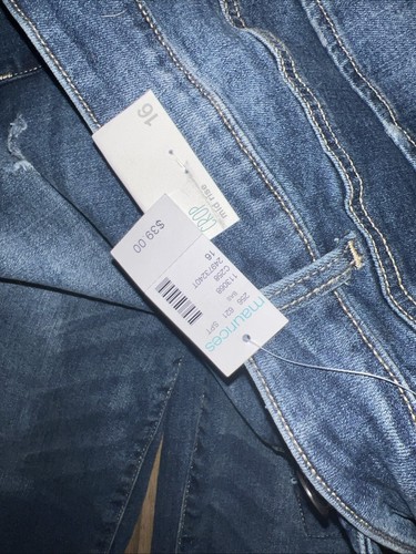 NWT Crop Jeans by maurices™ Size 16 Mid Rise Classic 24” Straight Crop/Cut Off - Picture 4 of 10
