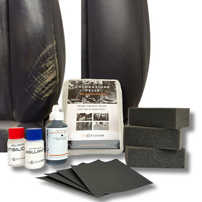 Kit Rinnova Colore Spallina Pelle Audi Ritocco 60 NERO SOUL