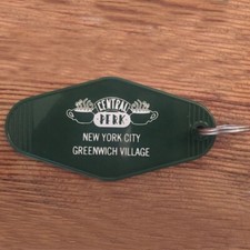 Bates Motel Hotel Key Chain Ring BTTF, Grease, Friends & Adam Family - 9cm Long