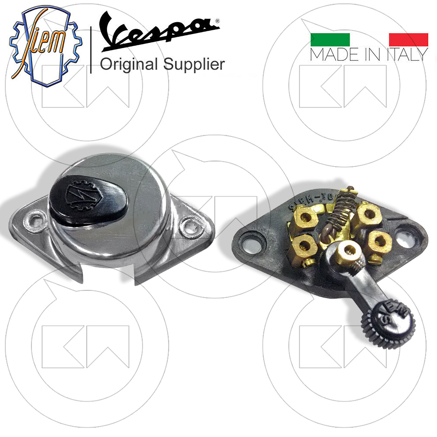 8056 - COMMUTATORE LUCI CONVERTE DA 6 A 12 VOLT VESPA 50 R L N 125 PRIMAVERA - Ricambi Vespa - Foto 8