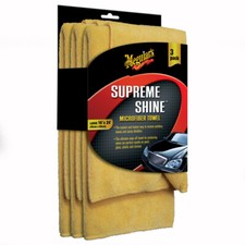 Meguiars - Supreme Shine Microfibre Towel Microfasertücher 3er Spar Set