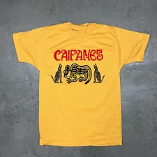 Caifanes - El Volcan - El Silencio Poster Yellow All Size Tee Shirt AC3100