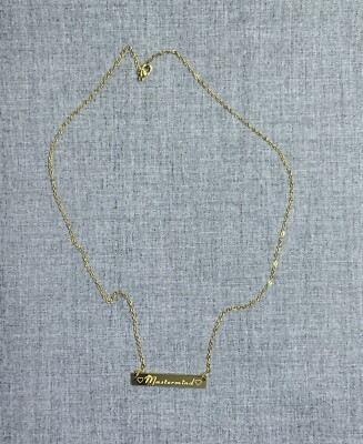 Inspired By Taylor Swift Gold Tone Mastermind Necklace