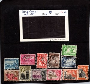 BH GOLDPATH: GOLD COAST STAMP, CAT VALUE $27.95, #148-159 BHS_001_119_4