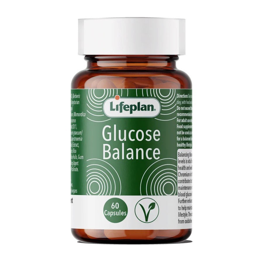 Lifeplan Glucose Balance 60 Capsules - to help normal blood sugar levels