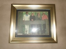 Vintage 1960s Bee Gees Photograph Original Framed Gold Frame 1967 Pop Music