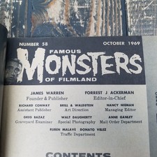 Famous Monsters Magazines 1940-1979 for sale | eBay