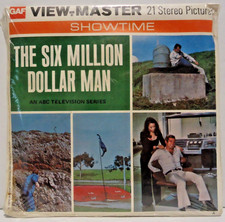 THE SIX MILLION DOLLAR MAN VIEW MASTER PACKET VINTAGE FACTORY SEALED RARE