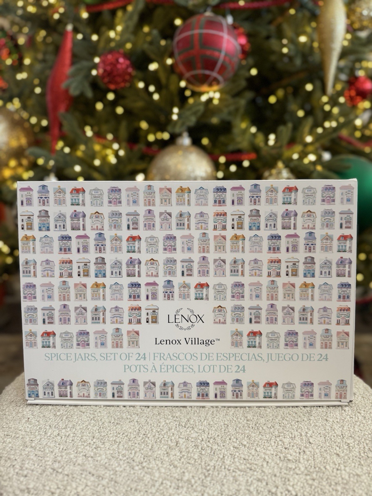 2024/2025 Lenox Spice Village Jars Set Of 24 Brand New