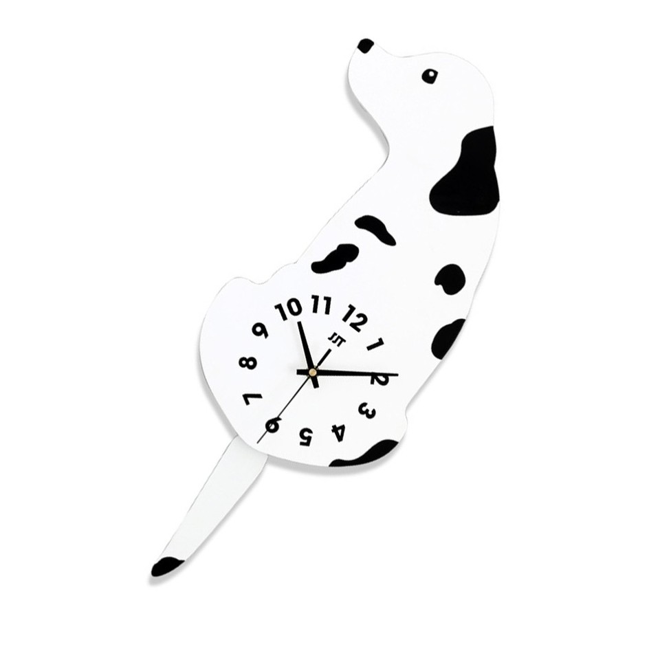 Dog Wall Clock Living Room Clock Room Wall Decor Kids Bedroom Wall