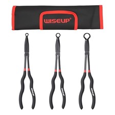 3-Piece 11" Long Reach Hose Grip Pliers Set, 5/16-Inch, 1/2-Inch, 3/4-Inch