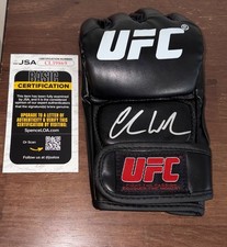 Chris Weidman SIGNED AUTOGRAPHED UFC GLOVE MMA FIGHTER JSA
