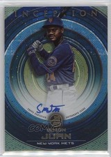 2022 Bowman Inception Prospect Blue Foil 46/99 Simon Juan #PA-SJ Auto nd3
