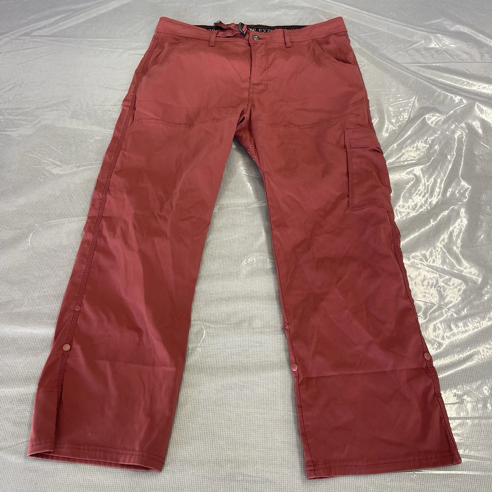 Prana Stretch Zion Top Out Pant Men XL Brick Red Vented Hike Climb Trek W36 L29
Opens in a new windo