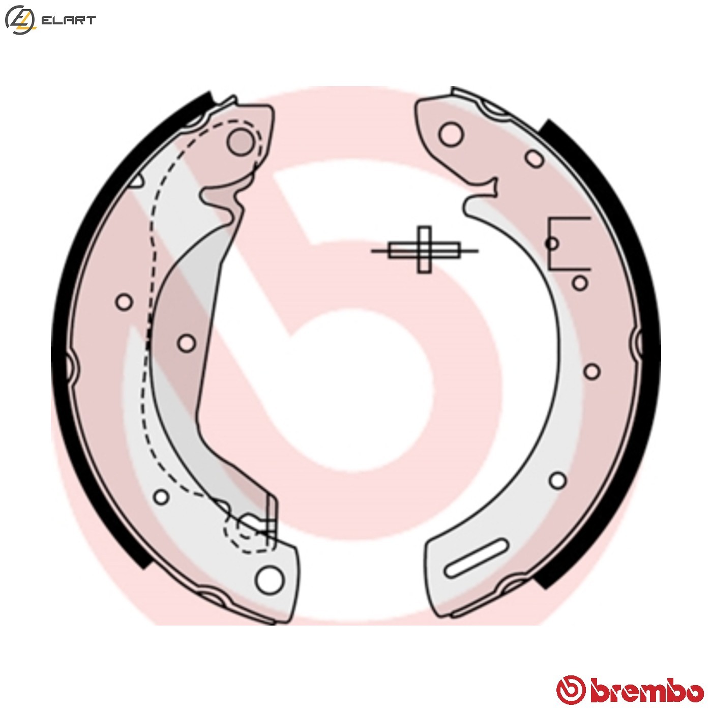 BRAKE SHOE SET S 23 577 FOR FORD NISSAN TD27 2.7L TD27E 2.7L 4cyl MAVERICK VAN