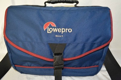 Lowepro Nova 5 Shoulder Bag Blue Nice Used Condition