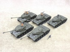 15mm WW2 Russian Soviet IS-2 Tanks x5 Painted Flames War Battlefront 42046