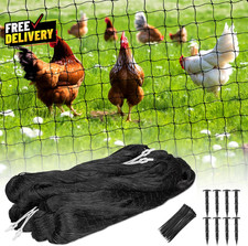Bird Net 25X50 with 1 Mesh Nylon Bird Netting for Garden Poultry Netting.......