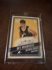ALPEREN SENGUN 2021 ONYX VINTAGE BASKETBALL ON CARD RC AUTO ROCKETS /50 Blue